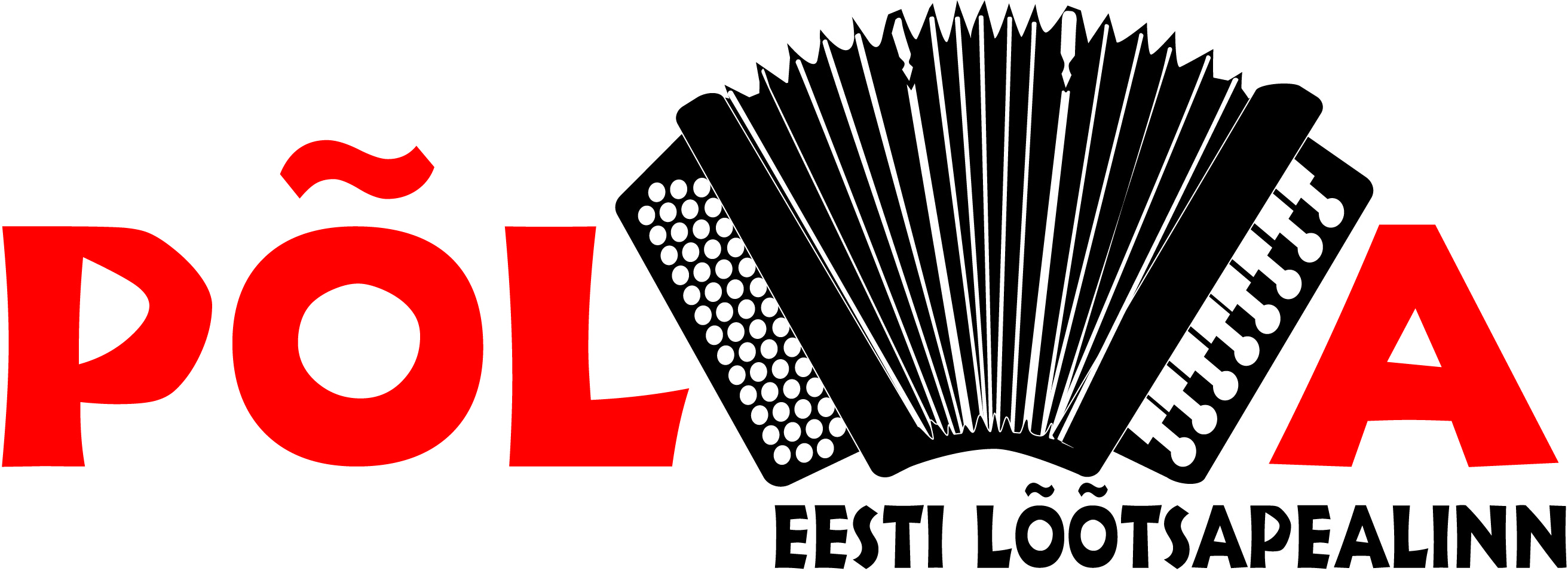 "Põlva - Eesti lõõtsapealinn" logo